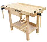 Rox Wood 0111 İki Mengeneli Hobi Ahşap Oyma Marangoz Çalışma Tezgahı 106 cm