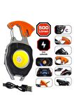 Rox 0230 Outdoor Çok Fonksiyonlu Anahtarlık Şarjlı Led Fener 500 Lümen
