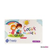 Freely Çocuk Yüz Maskesi Lastikli 10 Adet