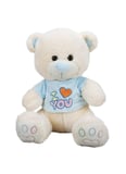 Sunman Beyaz Çocuk Peluş Oyuncak PELUŞ AYI OTURAN LOVE  40CM