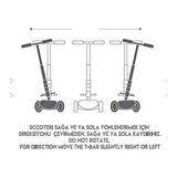 Cool Wheels LED Işıklı Oturaklı Combo Scooter