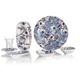 Schafer Sharon 32 Parça Kahvaltı Takımı Çiçekli XXX01