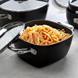 Schafer Gastronomıe 26Cm Granit İnd.Derin Tencere