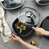 Schafer Gastronomie Master 24 cm Alüminyum Derin Tencere