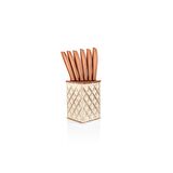 Schafer Quick Chef Standlı Bıçak Seti-7 Parça-Rosegold02
