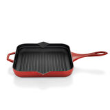 Schafer Guss Chef Döküm Kare Grill Tava 28x28Cm-1 Parça-Kırmızı