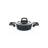 Schafer Piccola Derin Tencere 14Cm+Tava14+Kaçerola14Cm-4 Parça