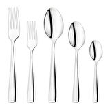 Schafer Sheen 60 Parça Çatal Kaşık Takımı-Gümüş26