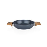 Schafer Fiesta Seramik Sahan 22 Cm-1 Parça-Siyah