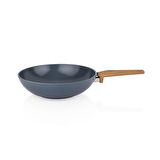 Schafer Fiesta 28 Cm Seramik Wok Tava 1 Parça-Siyah