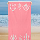 Schafer Home Ethnic Plaj Havlusu-75x150-Pembe