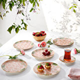 Schafer Sorte Pasta Seti 6 Parça-Pembe