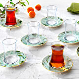 Schafer Sorte Çay Seti 12 Parça-Su Yeşili