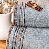 Schafer Home Rosy Armürlü Havlu 50x90 Cm 1 Parça-İndigo