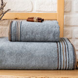 Schafer Home Rosy Armürlü Havlu 70x140 Cm 1 Parça-İndigo