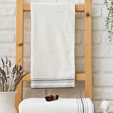 Schafer Home Rosy Armürlü Havlu 70x140 Cm 1 Parça-Krem