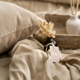 Schafer Home Etamine Pamuk ÇK Nevresim Takımı 4 Parça-Cappuccino