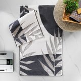 Schafer Home Floral 2 Li Pamuk Floş Banyo Paspası-Gri