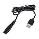 Powermaster Tıraş Makinaları İçin Usb Şarj Kablosu 1 Metre  Uç Ölçüsü 5.4x11 mm No:13 