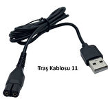 Ayt Tıraş Makinaları İçin Usb Şarj Kablosu Tıraş Makinası Elektirik Şarj Kablosu No:11