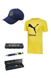 Fenerbahçe Orijinal Puma T-Shirt Şapka Uçlu Kalem Seti 