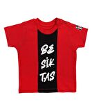 Beşiktaş Orijinal Kırmızı Bebek T-Shirt Hediyelik Ahşap Kutulu