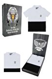 Beşiktaş Orijinal Polo Yaka Çocuk T-shirt Hediyelik Ahşap Kutulu