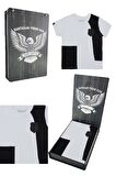 Beşiktaş Orijinal Sıfır Yaka Çocuk T-shirt Hediyelik Ahşap Kutulu