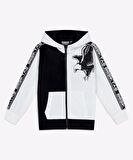 Beşiktaş Orijinal Lisanslı Kartal Baskılı Kapüşonlu Çocuk Sweat