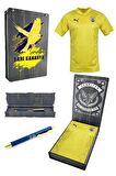 Fenerbahçe Orijinal A Takım Futbolcu Antrenman T-Shirt + Kalem Set Ahşap Kutulu