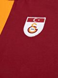 Galatasaray Orijinal Lisanslı Metin Oktay Sarı Kırmızı Unisex Bebek T-shirt Hediyelik Ahşap Kutulu