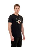 Galatasaray Orijinal Lisanslı Sıfır Yaka Siyah Gs İcardi T-Shirt Hediyelik Ahşap Kutulu