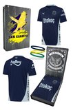 Fenerbahçe Orijinal Lisanslı 24-25 Yeni Sezon Mavi Forma + Bileklik Set Hediyelik Ahşap Kutulu