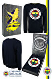 Fenerbahçe Orijinal Lisanslı Logo Sweat Kanarya Baskılı Ahşap Kutulu