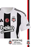 Beşiktaş Orijinal Lisanslı 24-25 Çubuklu Siyah-Beyaz Forma