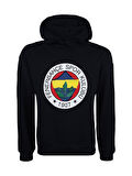 Fenerbahçe Orijinal Lisanslı Logolu Lacivert Kapüşonlu Sweat