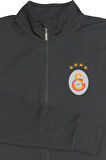 Galatasaray Orijinal Lisanslı Siyah Balıkçı Yaka Sweat Bileklik Set Hediyelik Ahşap Kutulu