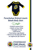 Fenerbahçe Orijinal Lisanslı Yaşa Fenerbahçe Bebek Body Zıbın Hediyelik Ahşap Kutulu