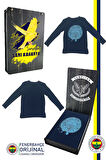 Fenerbahçe Orijinal Lisanslı Yaldızlı Fb Logo Çocuk Sweat Hediyelik Ahşap Kutulu