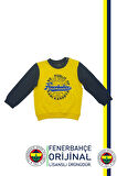 Fenerbahçe Orijinal Lisanslı Lacivert Bebek Sweat Republic Of Fenerbahçe Hediyelik Ahşap Kutulu
