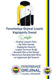 Fenerbahçe Orijinal Lisanslı Polar Sarı Lacivert  Kapüşonlu Sweat