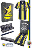 Fenerbahçe Orijinal Lisanslı 100. Yıl Forma Uçlu Kalem Set Hediyelik Ahşap Kutulu