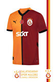 Galatasaray Orijinal Lisanslı 24/25 Parçalı Forma Premium Uçlu Kalem Set Aslan Baskılı He