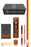 Galatasaray Orijinal Lisanslı Kalem Kalemtraş Bloknot Silgi Hediyelik Set