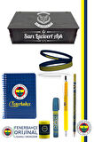 Fenerbahçe Orijinal Lisanslı Kalem Bileklik Bloknot Kalemtraş Silgi Hediyelik Set