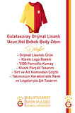 Galatasaray Orijinal Lisanslı Uzun Kol Bebek Body Zıbın Hediyelik Ahşap Kutulu