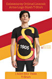 Galatasaray Orijinal Lisanslı Büyük Logolu T-Shirt Hediyelik Ahşap Kutulu