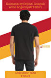 Galatasaray Orijinal Lisanslı Büyük Logolu T-Shirt Hediyelik Ahşap Kutulu