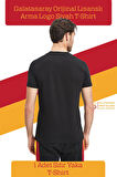 Galatasaray Orijinal Lisanslı Arma T-Shirt + Şal Kaşkol Set Hediyelik Ahşap Kutulu