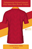 Galatasaray Orijinal Lisanslı Okan Buruk Desing Polo Yaka T-Shirt Hediyelik Ahşap Kutulu